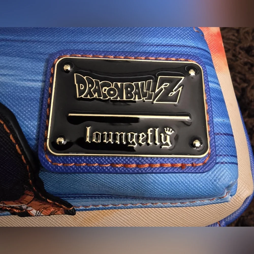 Loungefly Dragon Ball Z Triple Pocket Backpack BRAND NEW NWT Goku Vegeta Gohan. - Picture 9 of 10